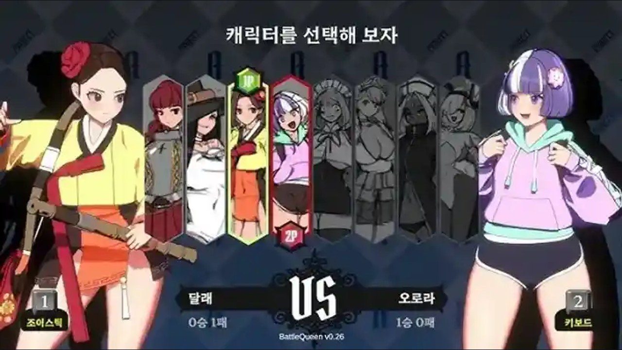战斗女王 角色养成 展示图
